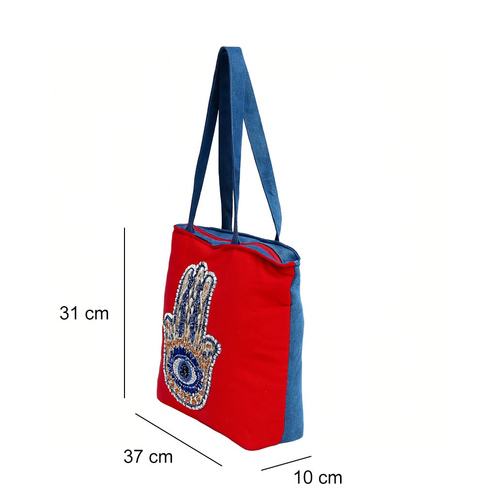 Evil Eye Shield Tote Bag