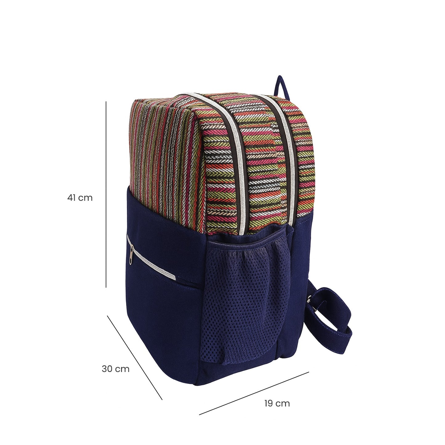 Jute Denim Laptop Backpack