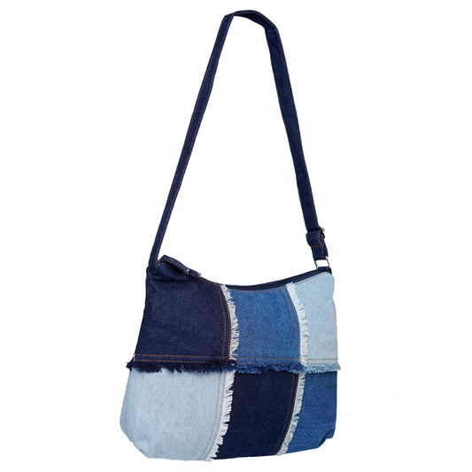 Square Denim Tote Bag