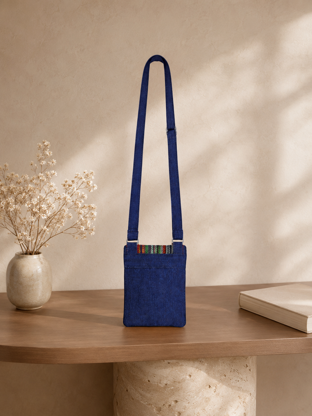 Jute Denim Earthy Sling Bag