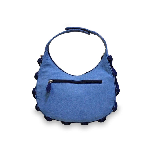 Denim Moon Purse