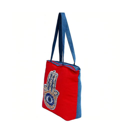 Evil Eye Shield Tote Bag