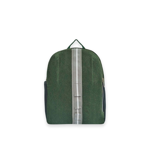Denim Two compartments & front slanting Backpack