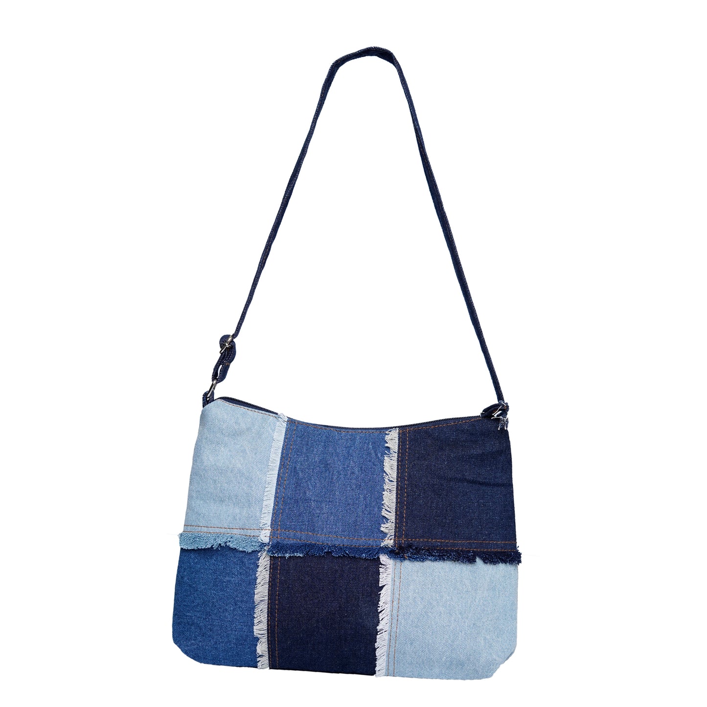 Square Denim Tote Bag