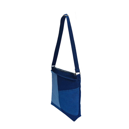 Three Shades Denim Tote Bag
