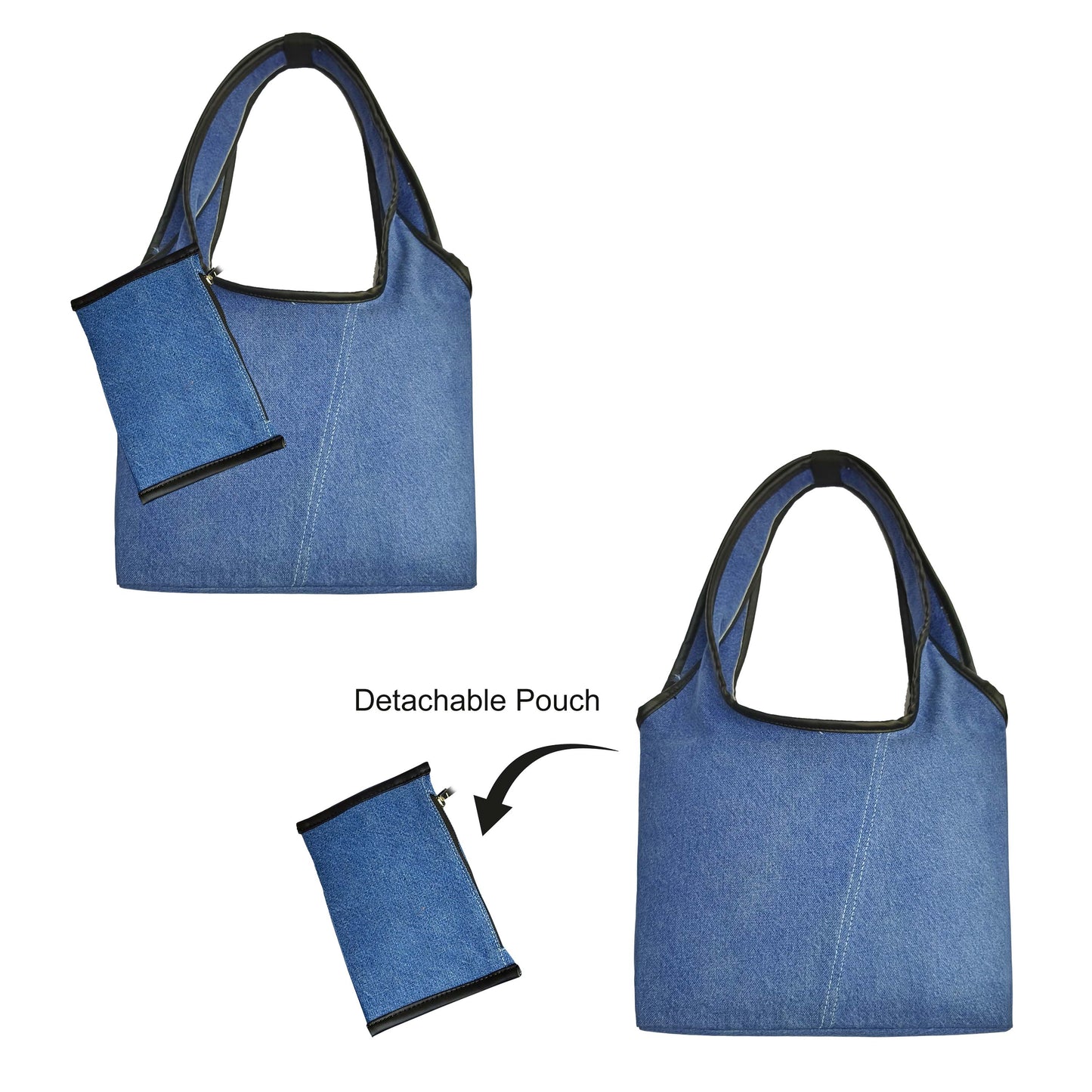 Denim Dash Tote Bag