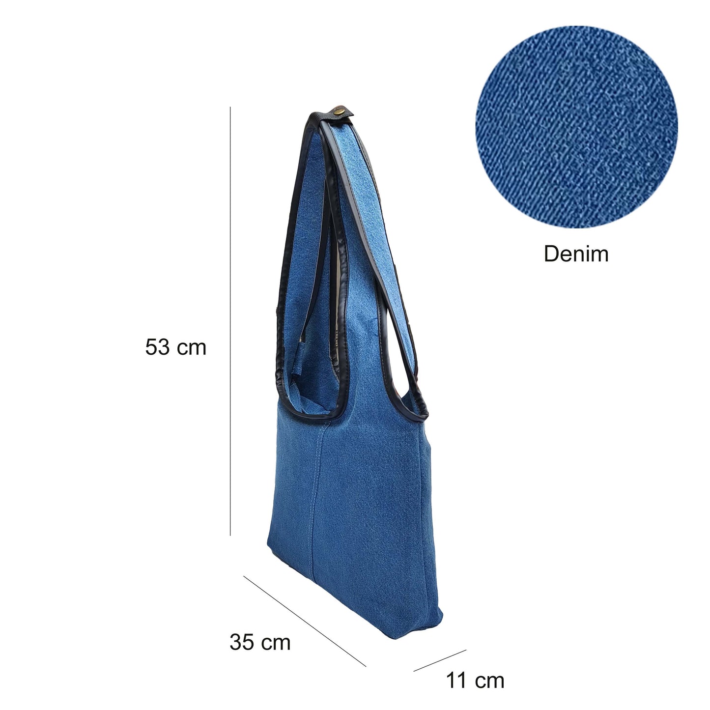 Denim Dash Tote Bag
