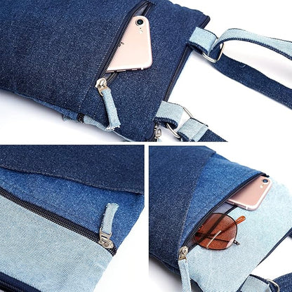 Denim Pocket Sling Bag