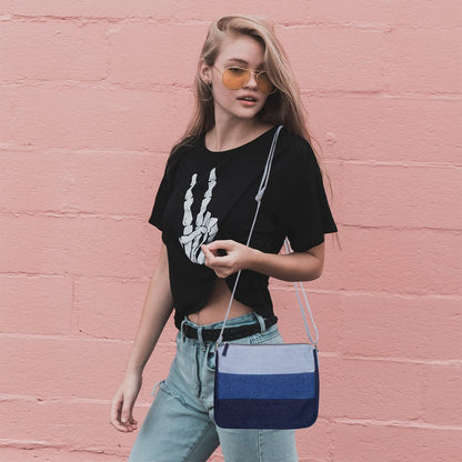 Stylish Denim Crossbody Sling Bag