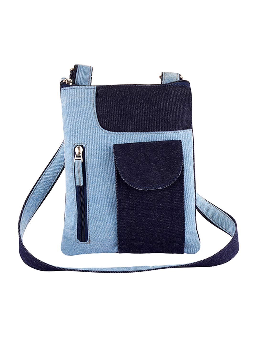 For Women Stylish Latest Sling Bag For Girls Branded Multipocket Blue