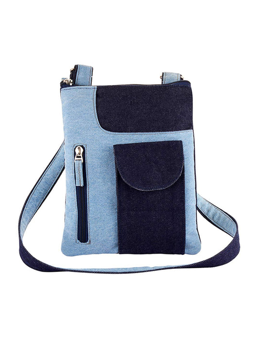 For Women Stylish Latest Sling Bag For Girls Branded Multipocket Blue