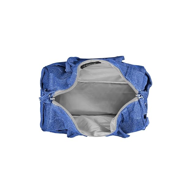 Signature Denim Tote Bag Trendy & Durable Handbag with Zipper Closure