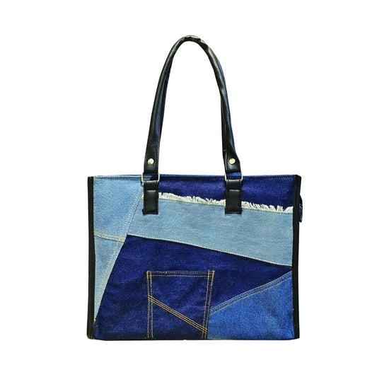 The Purani Jeans Office to Casual Denim bag for girls & women. Stylish, Trendy, Sturdy, Spacious Stylish Denim Tote Bag
