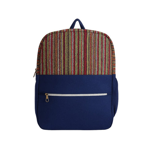Jute Denim Laptop Backpack