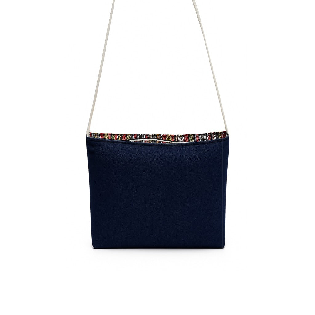 Jute Denim Shoulder Bag