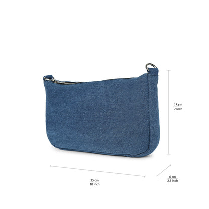 Denim Shoulder Purse