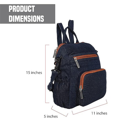 Denim handbag cum Backpack