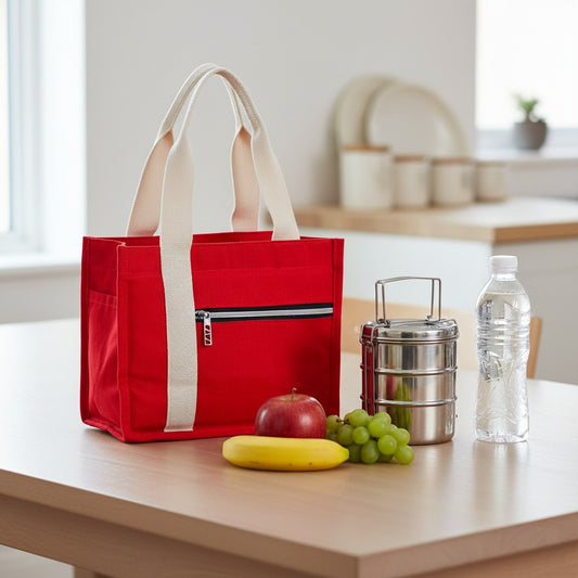 Crunchy Carry Canvas Lunch Bag
