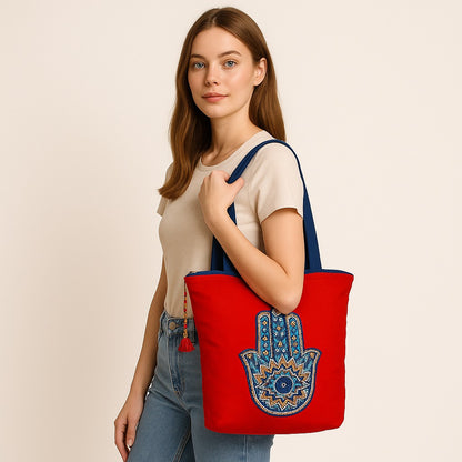 Evil Eye Shield Tote Bag