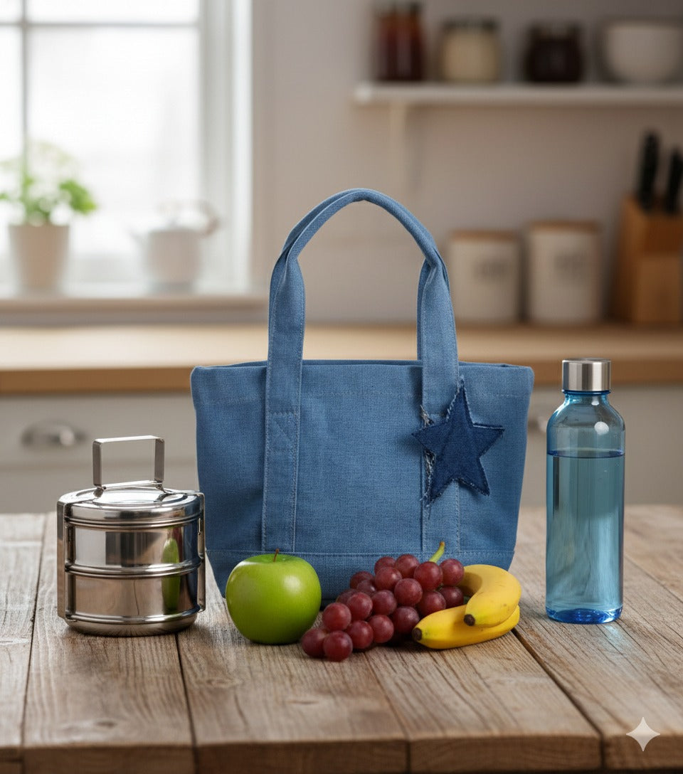 Denim Munch Lunch Bag