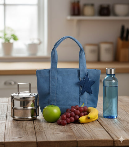 Denim Munch Lunch Bag