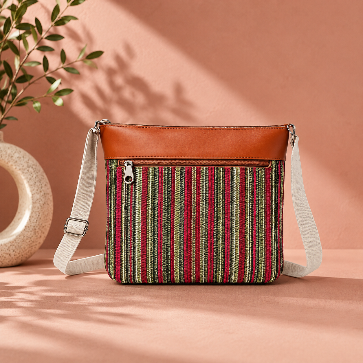 Jute Denim Shoulder Bag – "So Pretty!