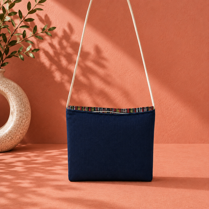 Jute Denim Shoulder Bag – "So Pretty!