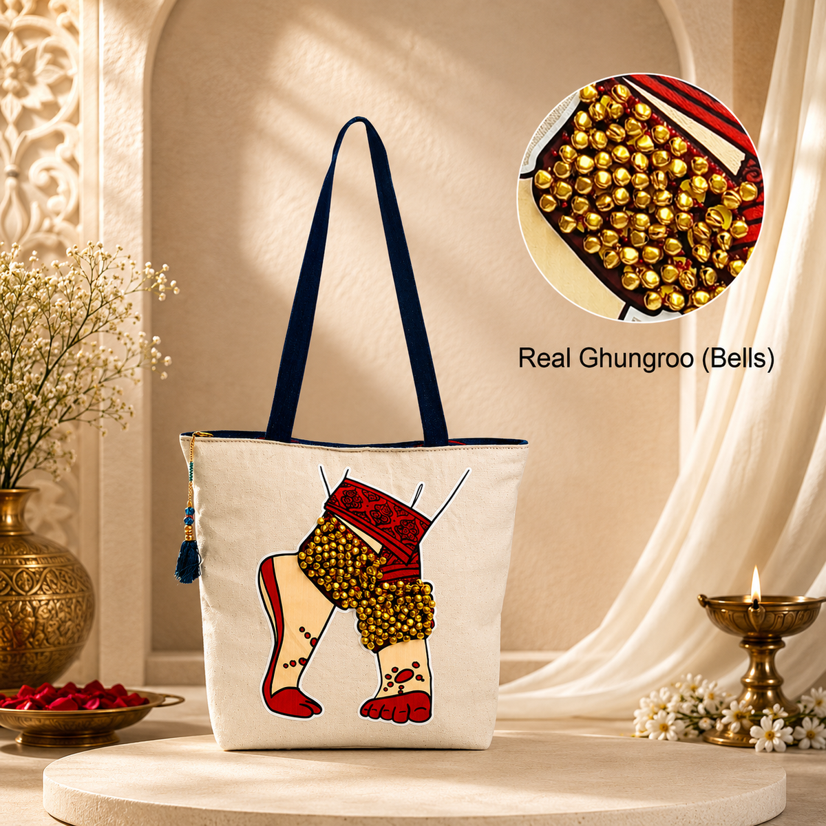 Madhuri Dixit Favourite Ghungroos Tote Bag – "So Pretty!