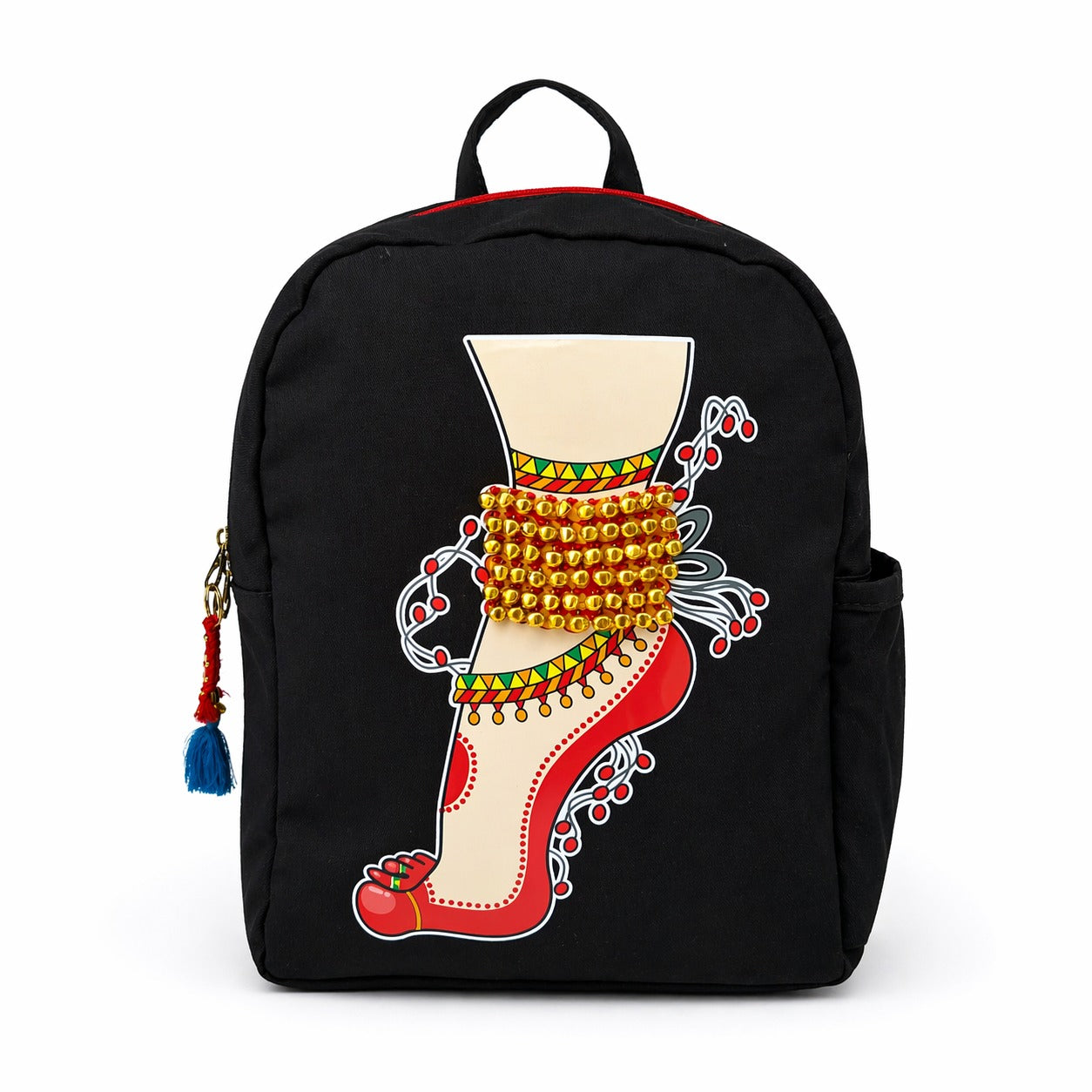 Canvas Single Leg Ghungroo Backpack
