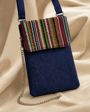 Jute Denim Earthy Sling Bag