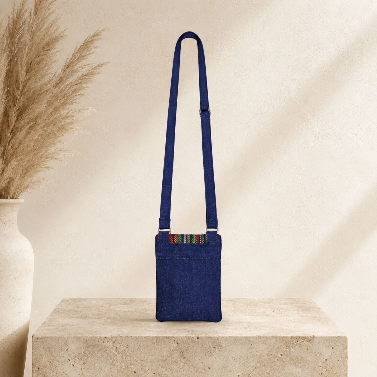 Jute Denim Earthy Sling Bag