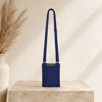 Jute Denim Earthy Sling Bag