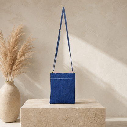 Denim Two Tone Mobile Sling