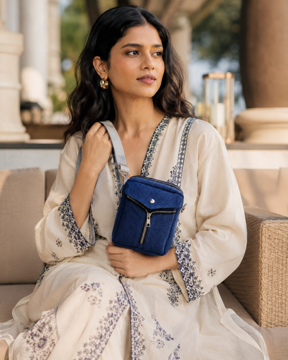Denim Mobile Sling Bag