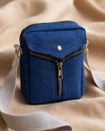 Denim Mobile Sling Bag