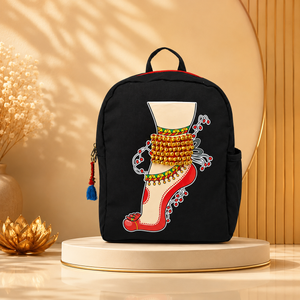 Canvas Single Leg Ghungroo Backpack