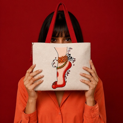 Dance Foot Ghungroo Canvas Bag Off White – "So Pretty!