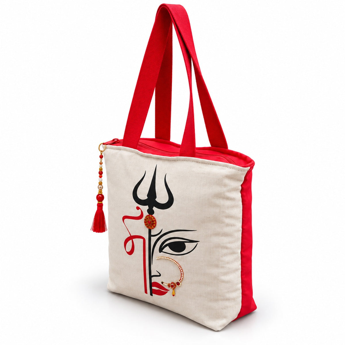 Shakti Trishul Canvas Tote