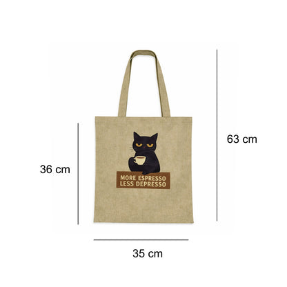 ThePuraniJeans Canvas Tote Bag for Women | Stylish Jhola Handbag with No Closure | Shopping & Travel Bag- Beige