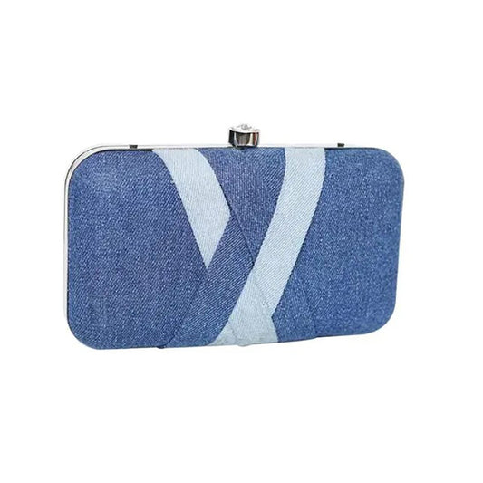 Denim Classic Clutch