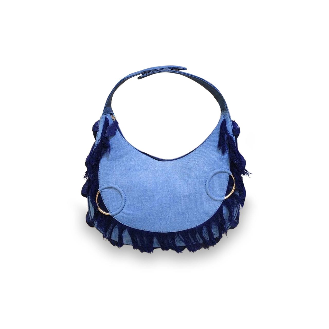 Denim Moon Purse