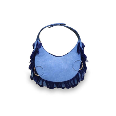 Denim Moon Purse