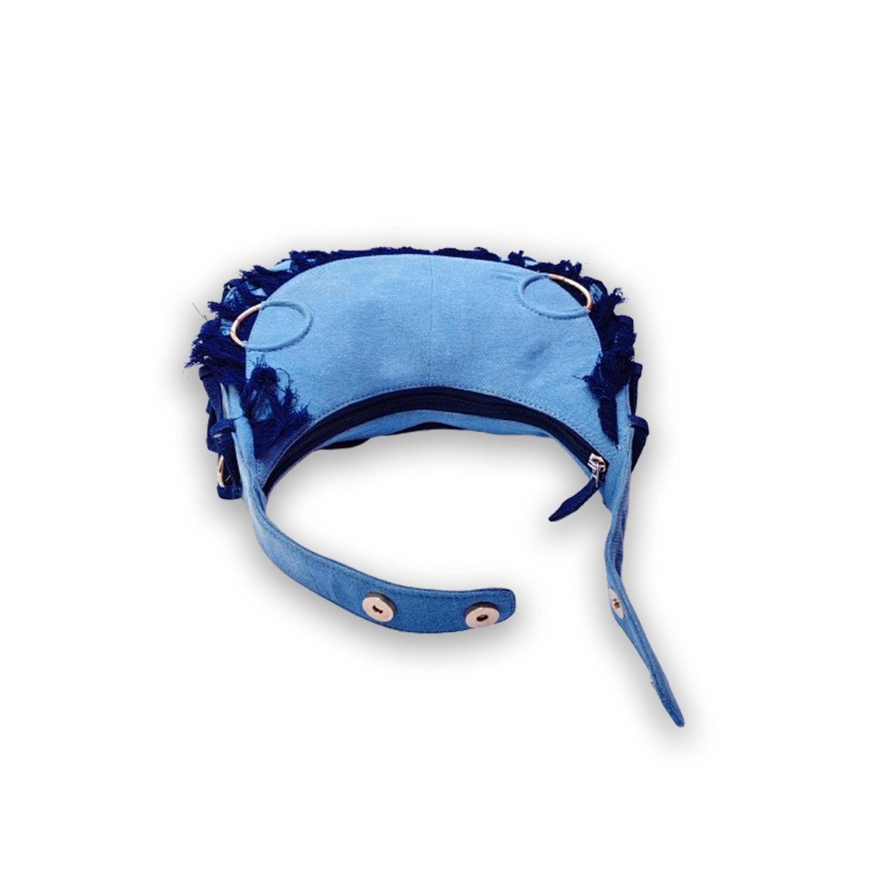 Denim Moon Purse