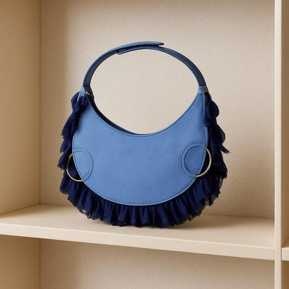 Denim Moon Purse