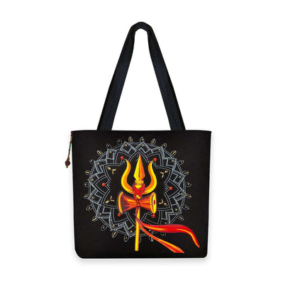 Shiv Shakti Canvas Tote Bag