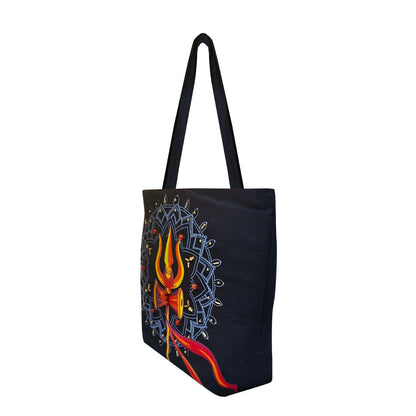 Shiv Shakti Canvas Tote Bag