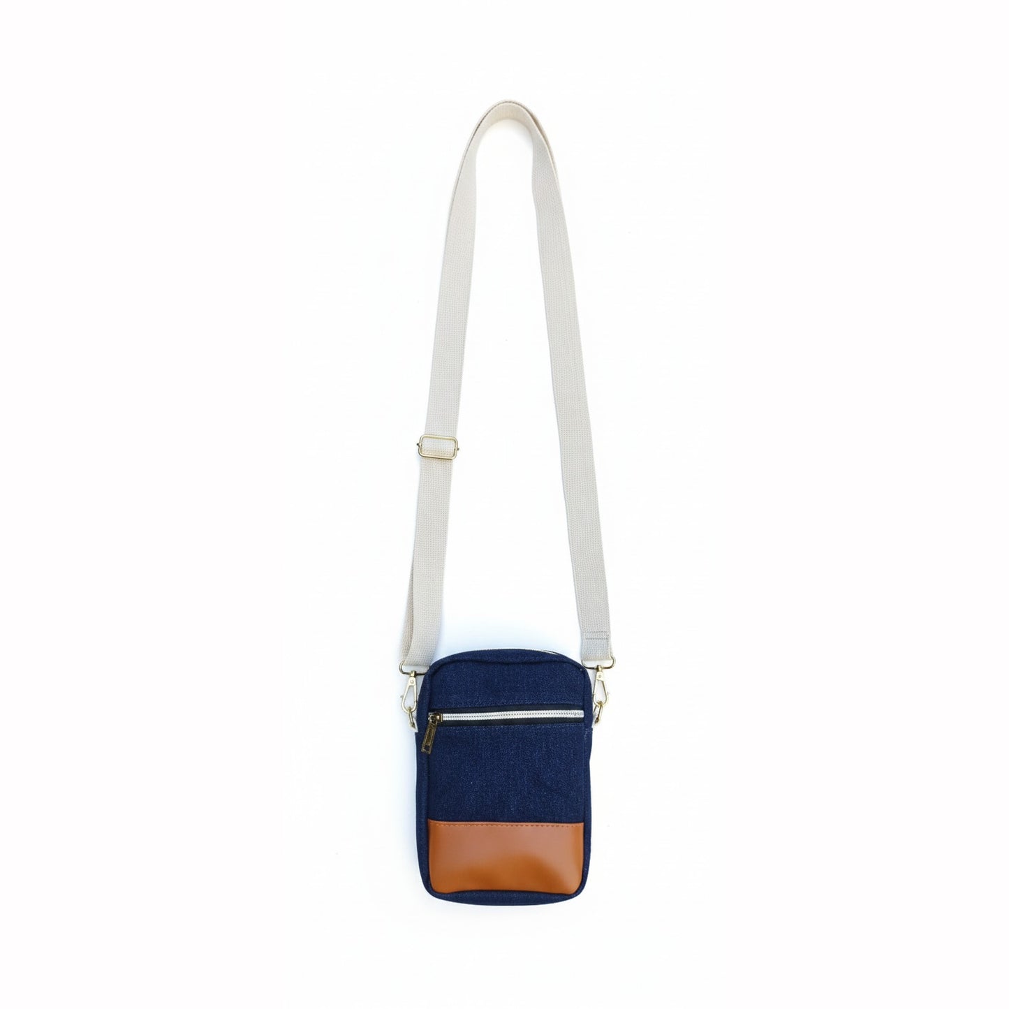 Denim PU Sling Bag