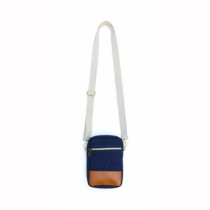 Denim PU Sling Bag
