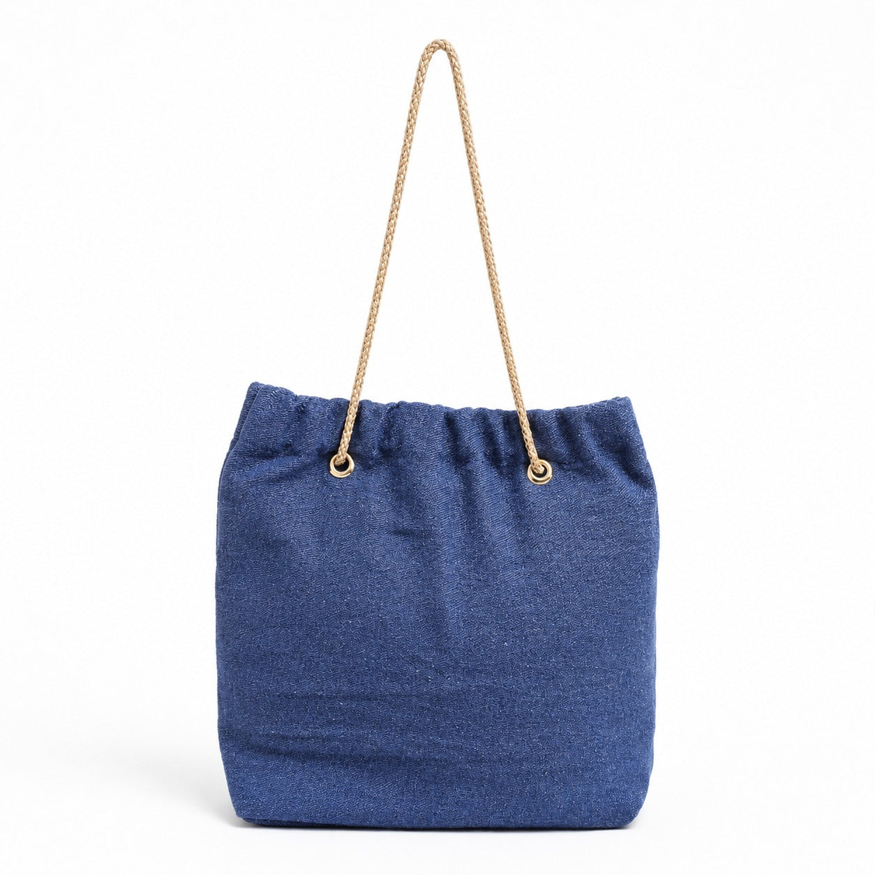 Denim Classic Drawstring Bag