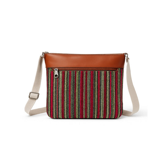 Jute Denim Shoulder Bag